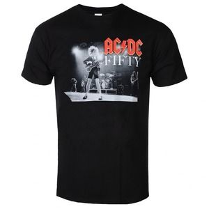 ACDC  Fifty Live Black Unisex Tee Shirt